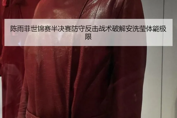 陈雨菲世锦赛半决赛防守反击战术破解安洗莹体能极限
